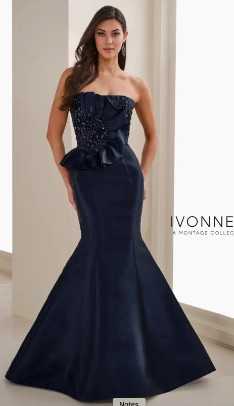 Ivonne D 1401 Navy Size8