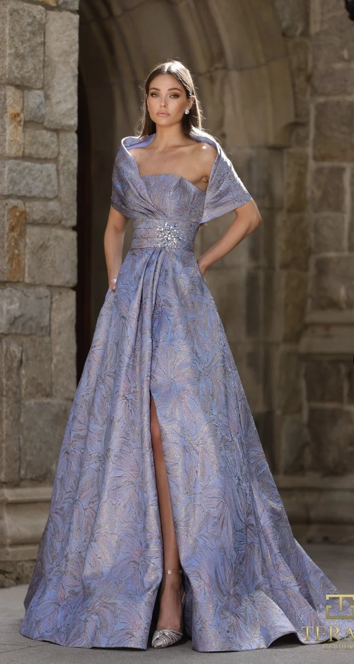 Terani 6453 Blue Rose Size12