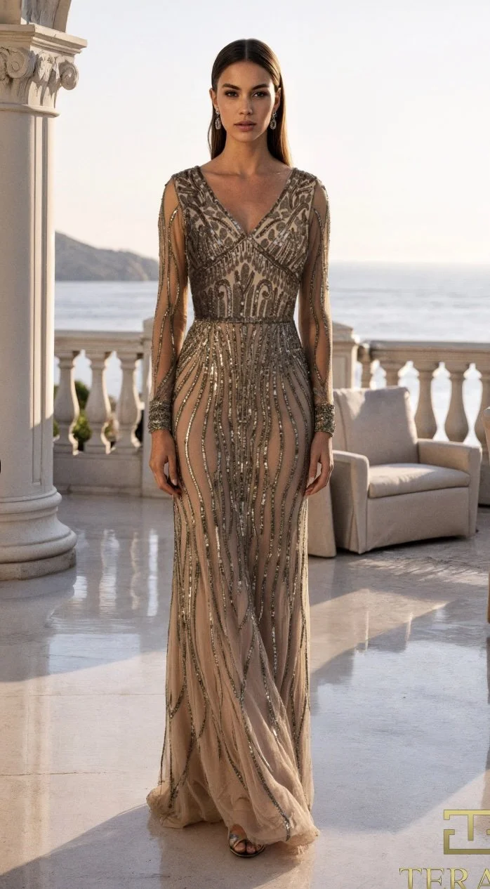 Terani 6427 Champagne Silver Size12
