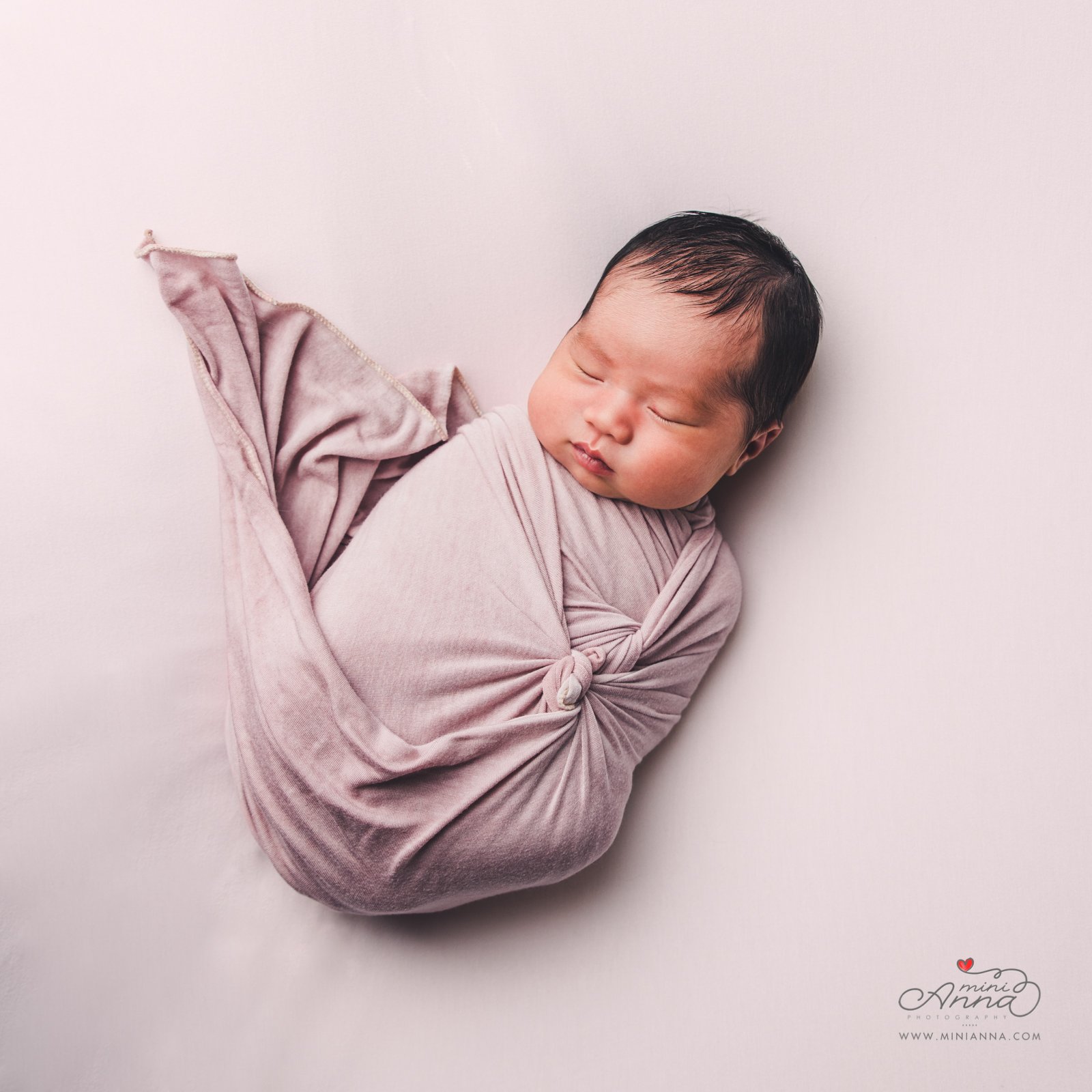 mermaid themed newborn portrait