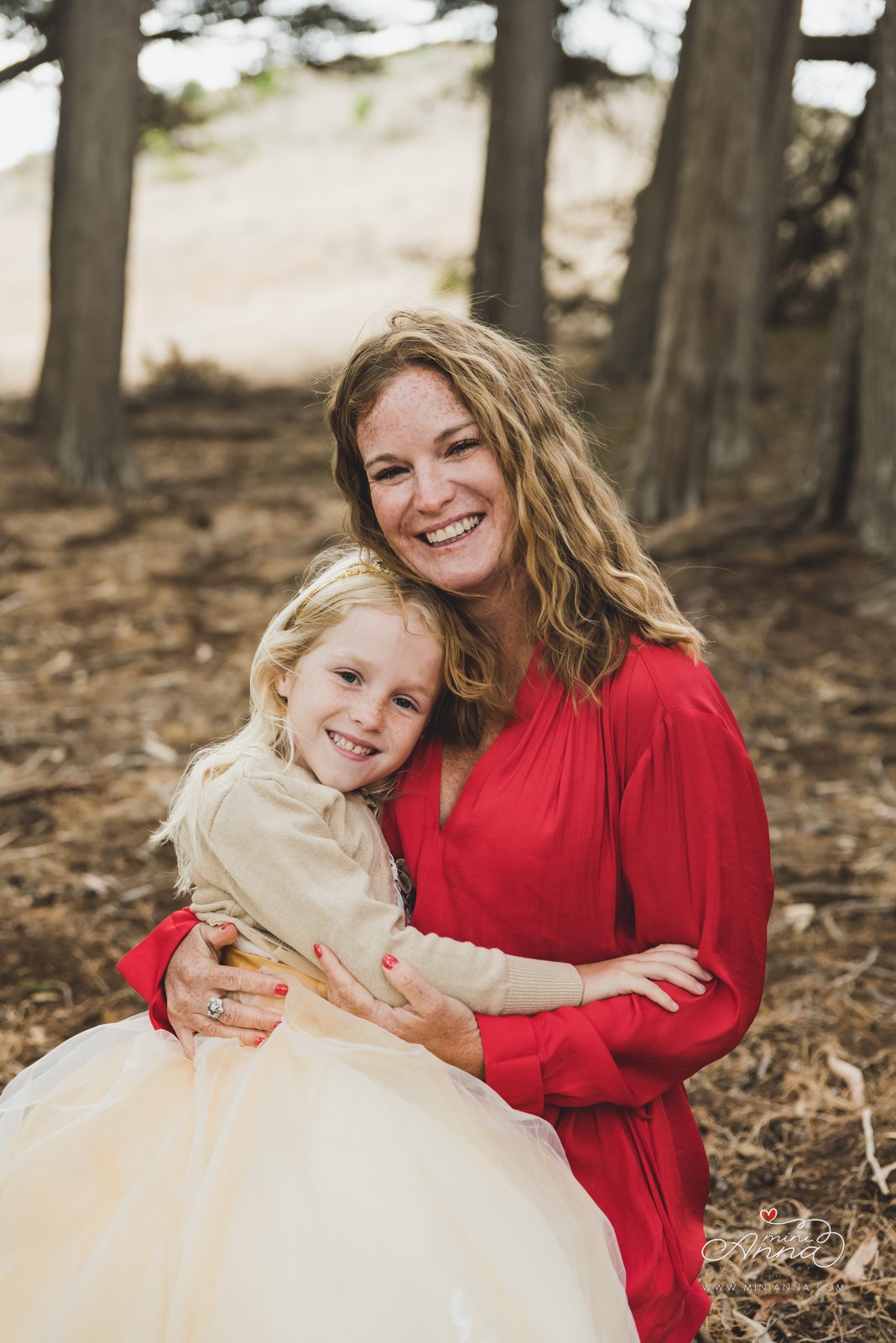 Bay Area family photo shoot with soft fall colors at Cavallo Point