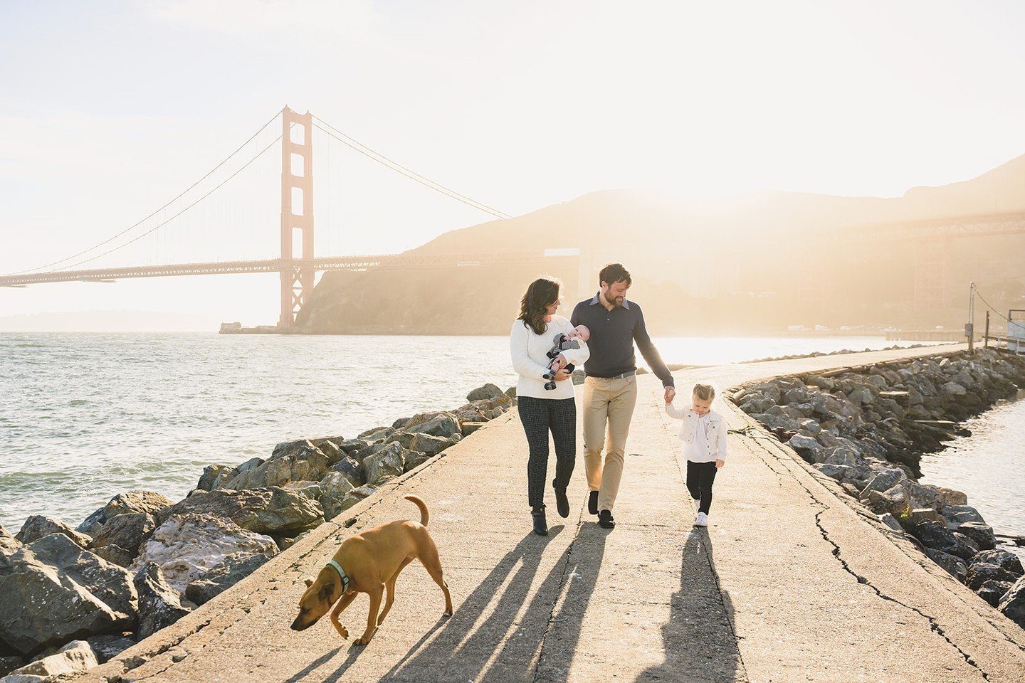 The #GoldenGateBridge is always a beautiful backdrop! Absolutely loved shooting this family with their sweet newest addition.