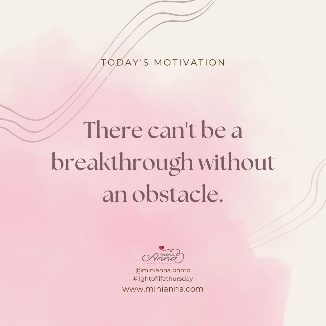 Couldn't agree more with this quote! Obstacles are inevitable but they are a part of the journey. Happy Thursday 💕