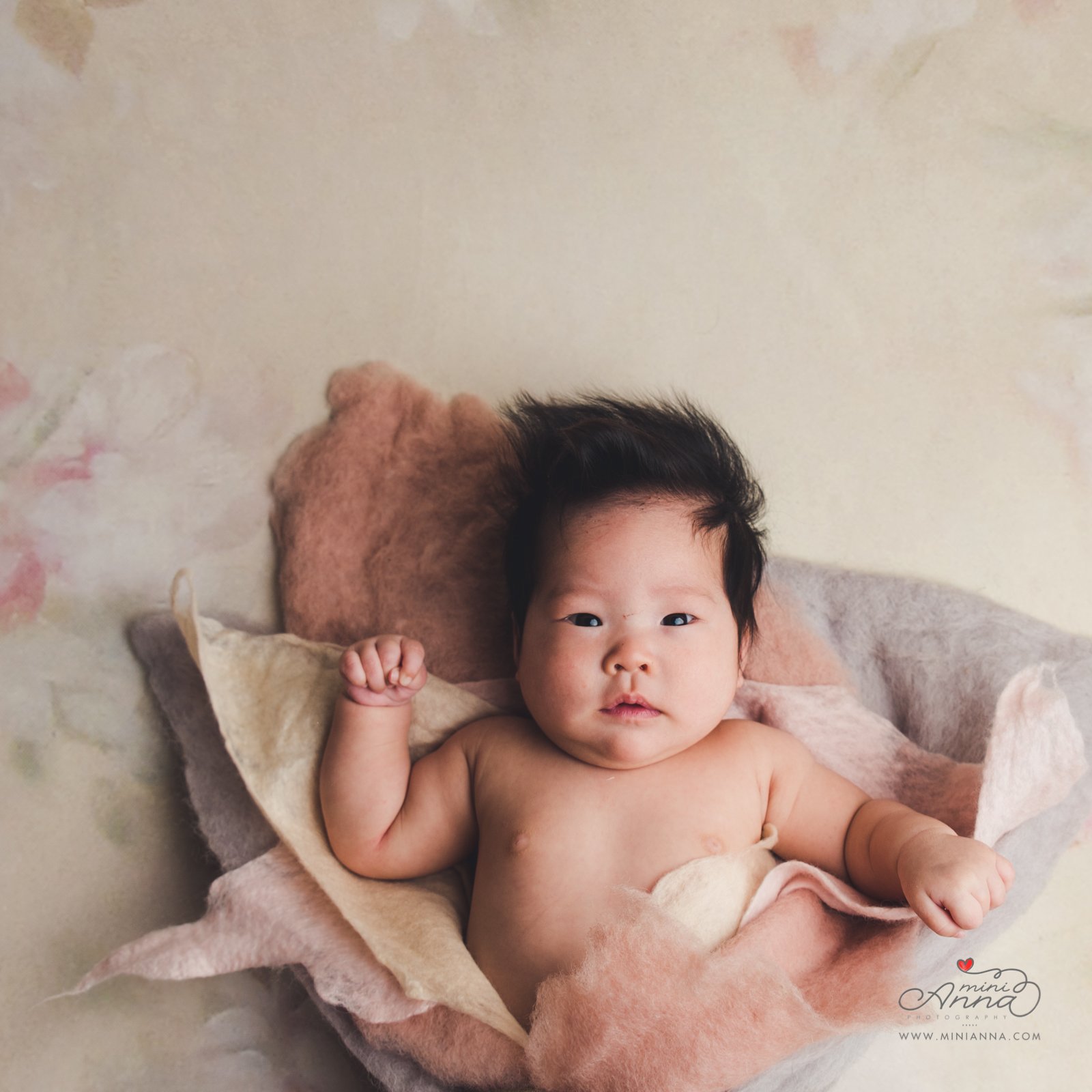 Asian baby girl portrait
