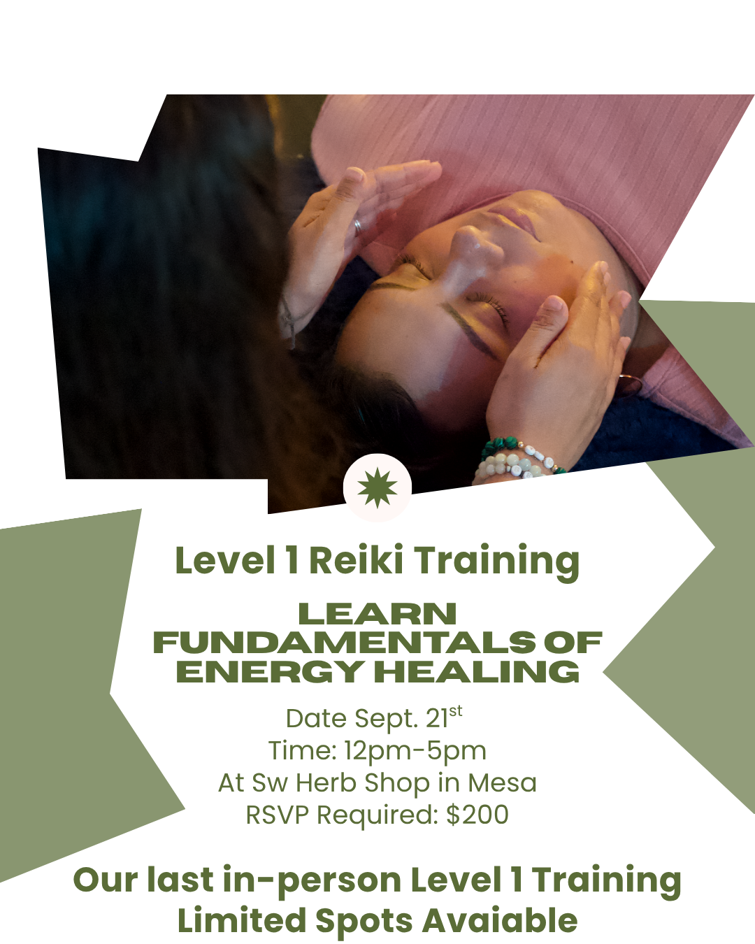Level 1 Reiki Training