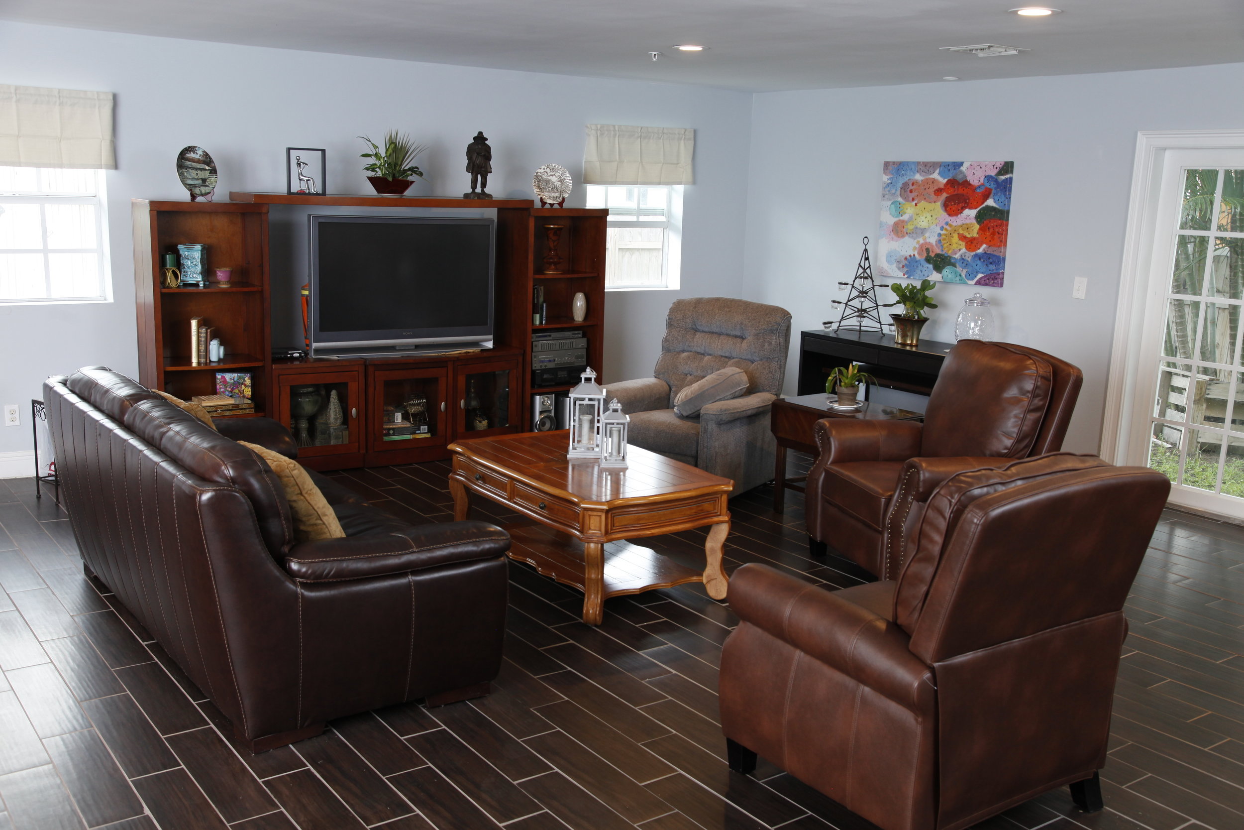  Our family area is the perfect place for your loved one to relax, watch television, read a book, or form friendships! 