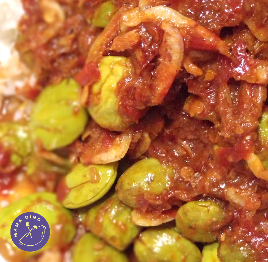 Sambal Petai Hehbee (Dried Shrimp Stinkbean Sambal) — Mama Ding's Kitchen