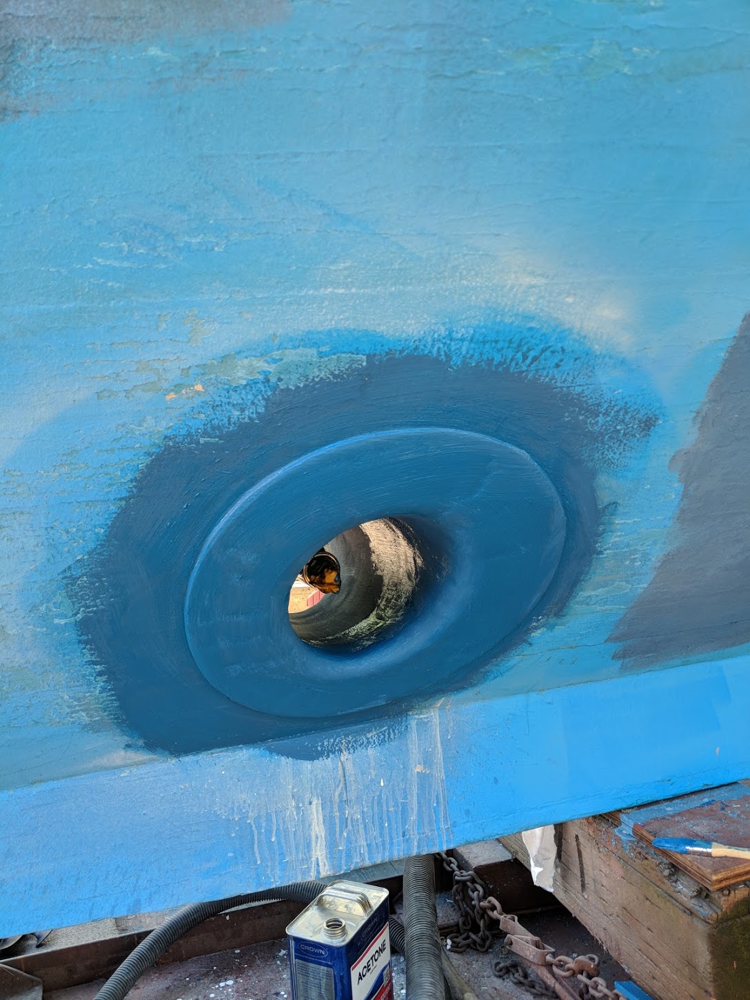 Bow thruster installation