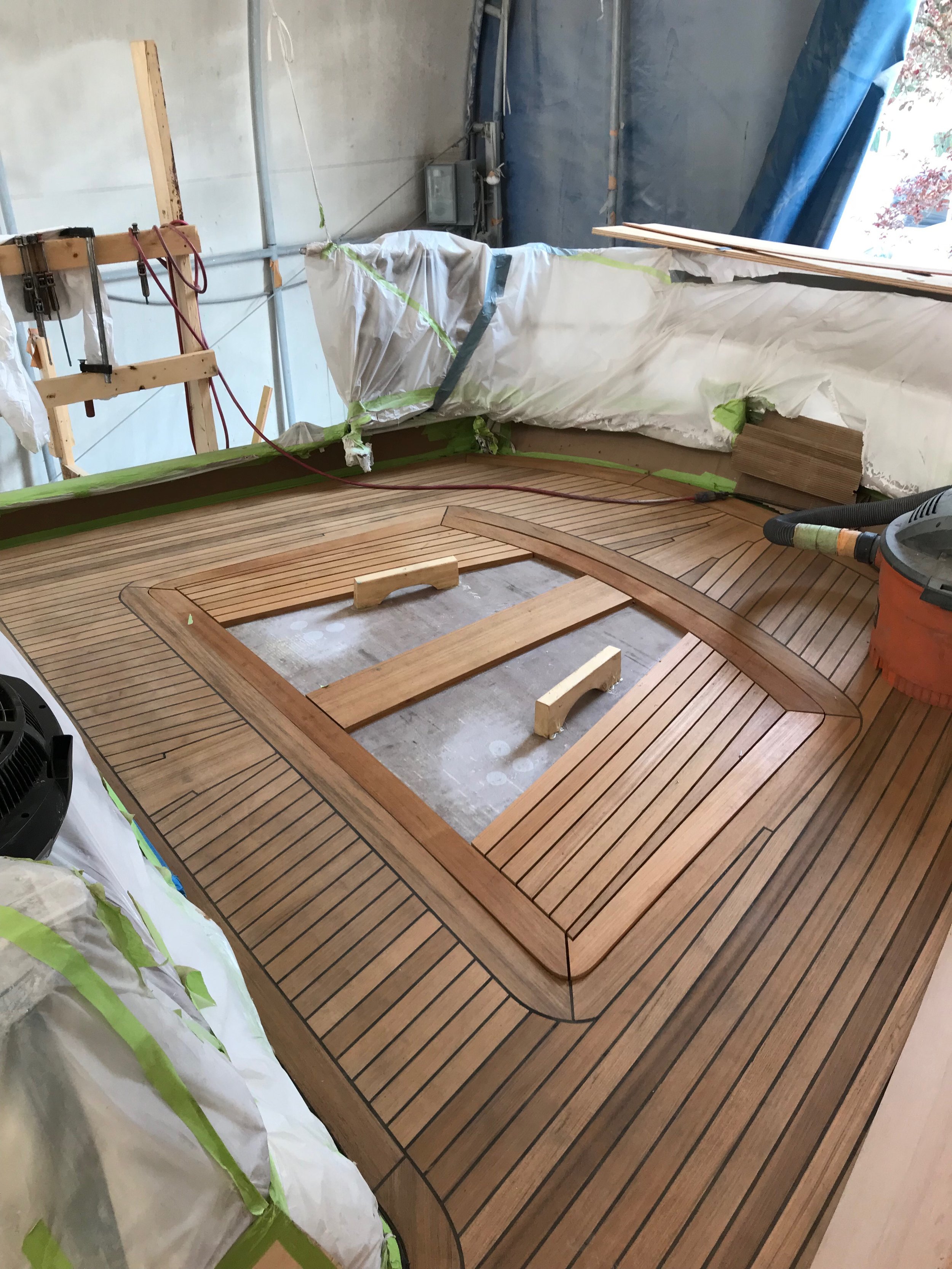 Teak new build - fine/custom carpentry