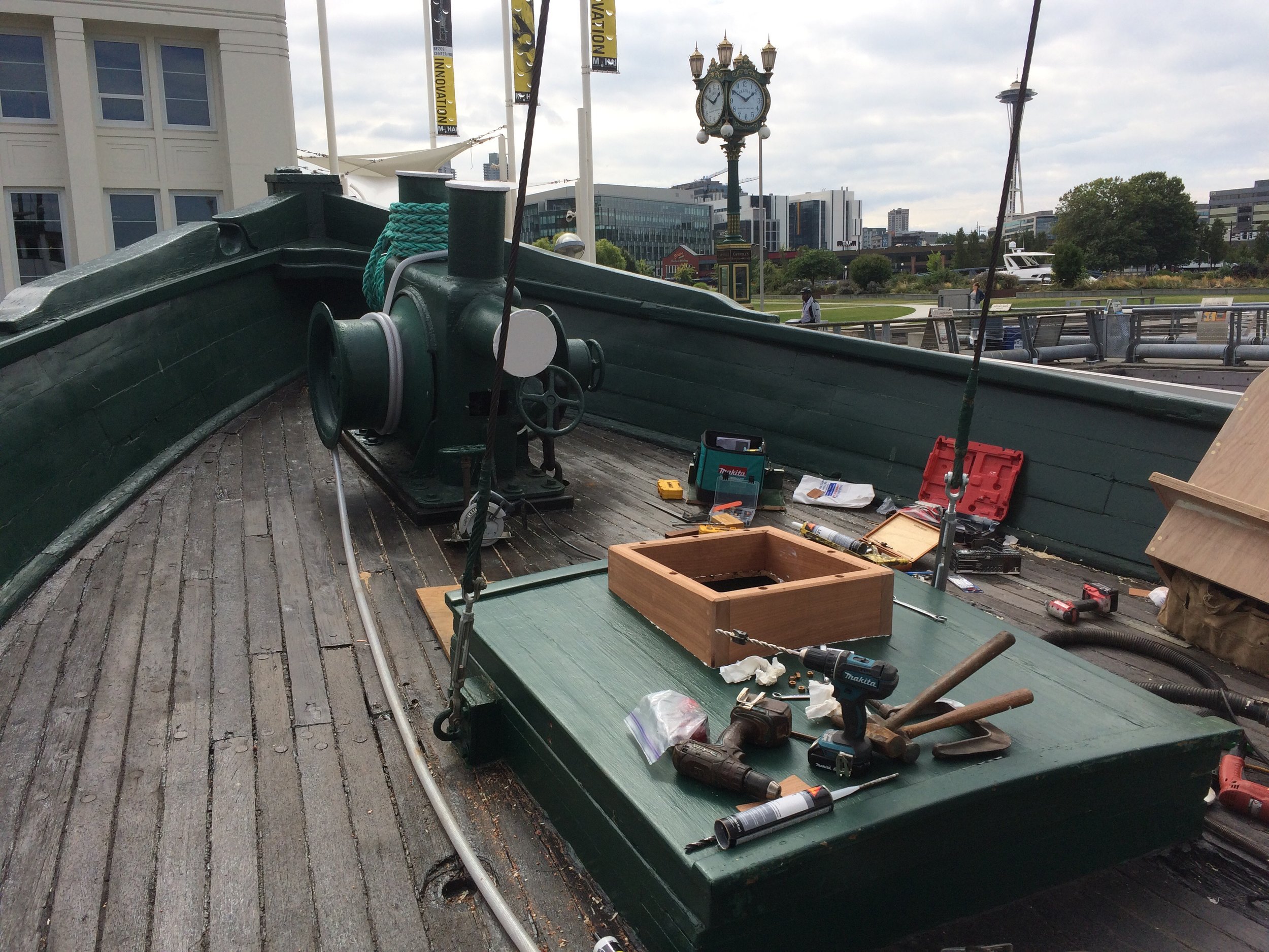 Foredeck museum restoration