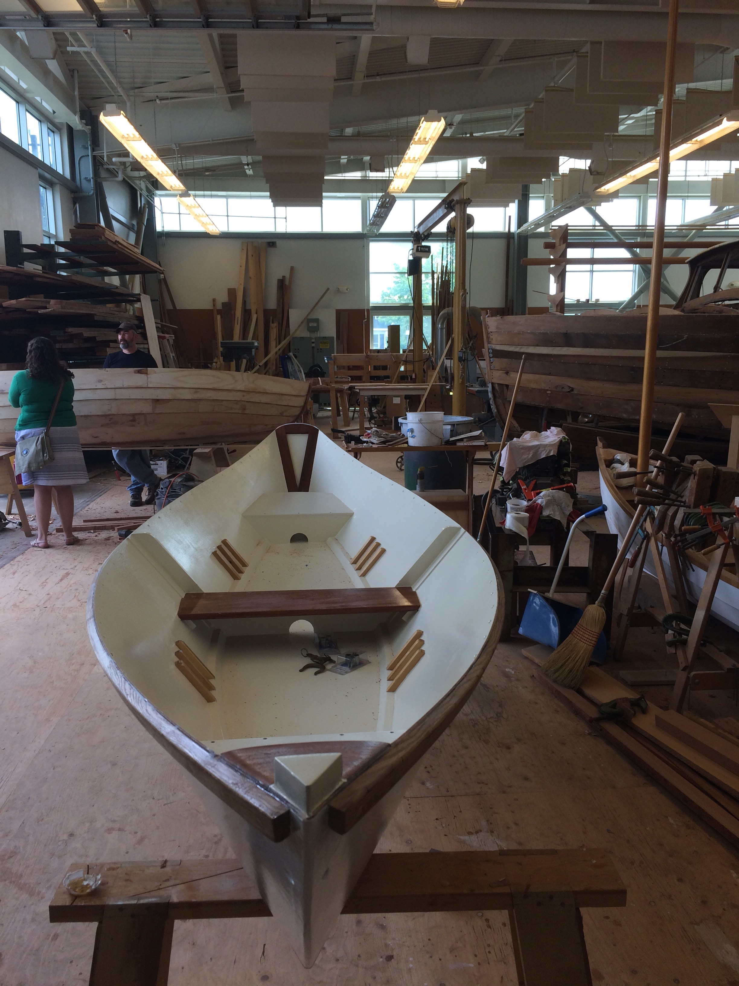 Fiberglass dory new build