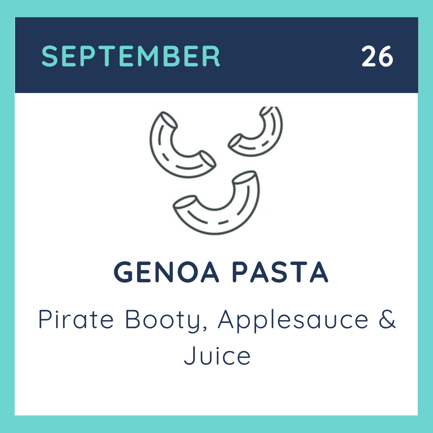 Fun Lunch - Genoa Pasta