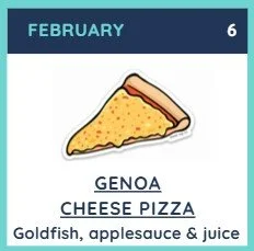 Fun Lunch - Genoa Cheese Pizza