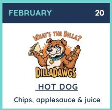 Fun Lunch - DillaDawgs Hot Dog