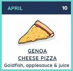 Fun Lunch - Genoa Cheese Pizza