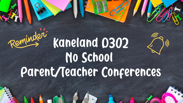 No School - November 5th - 6th: Parent Teacher Conference Days