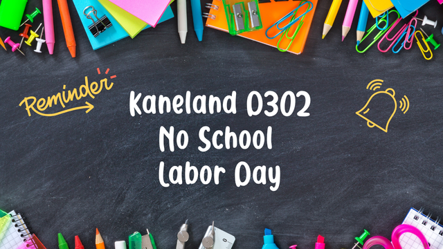No School - September 7th Labor Day