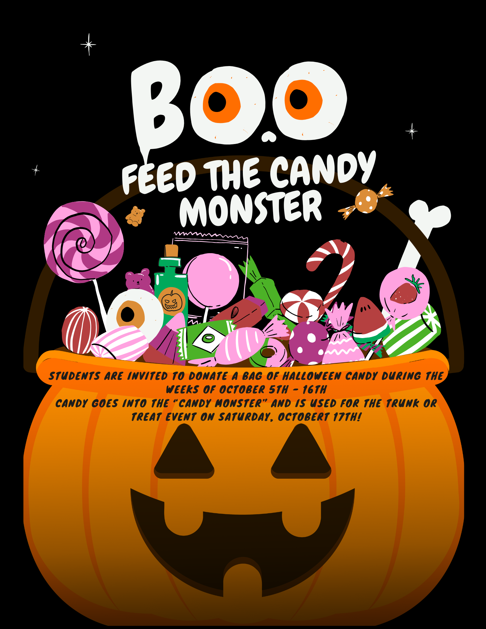 Feed the Candy Monster!