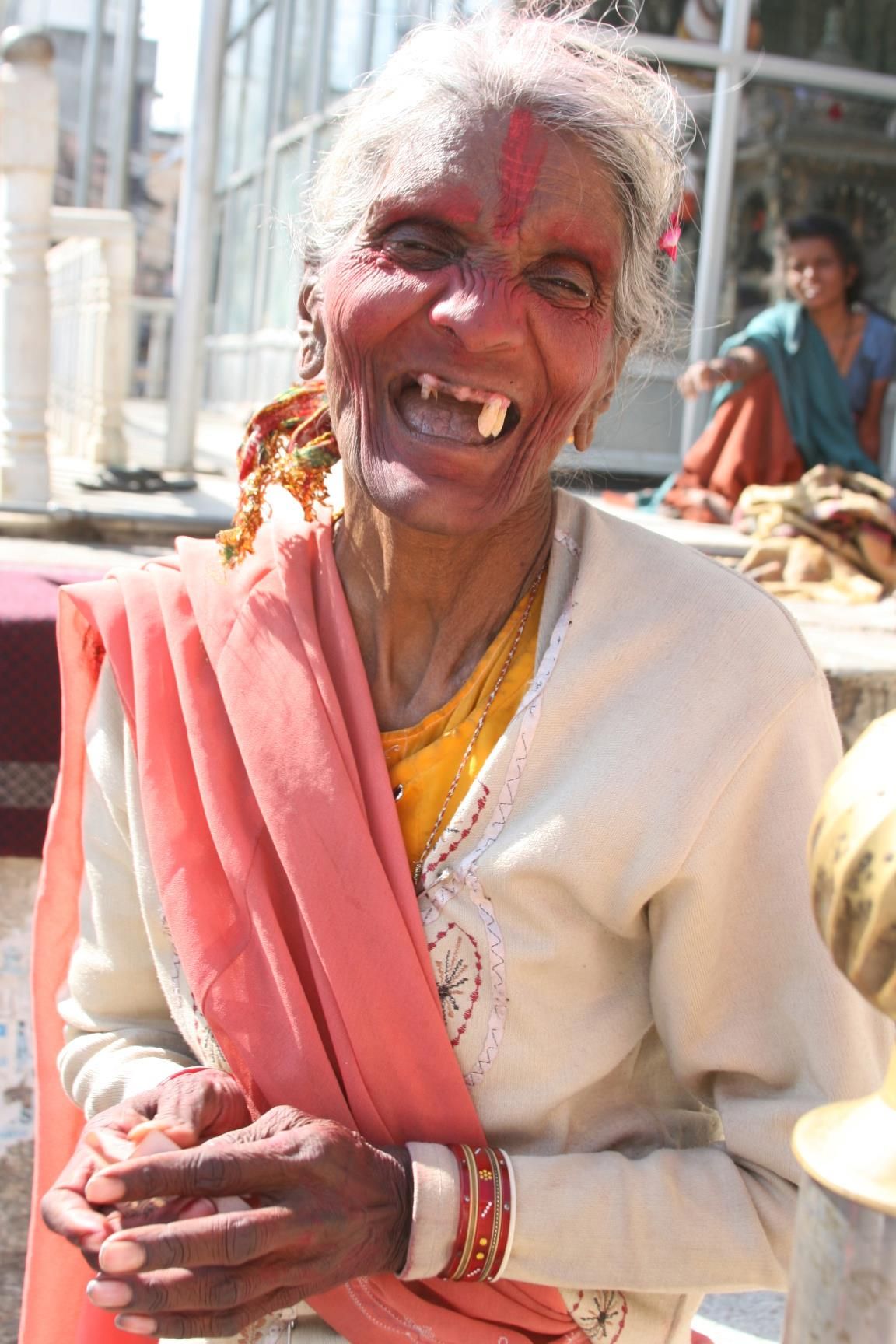 Temple Worshipper in Udaipur