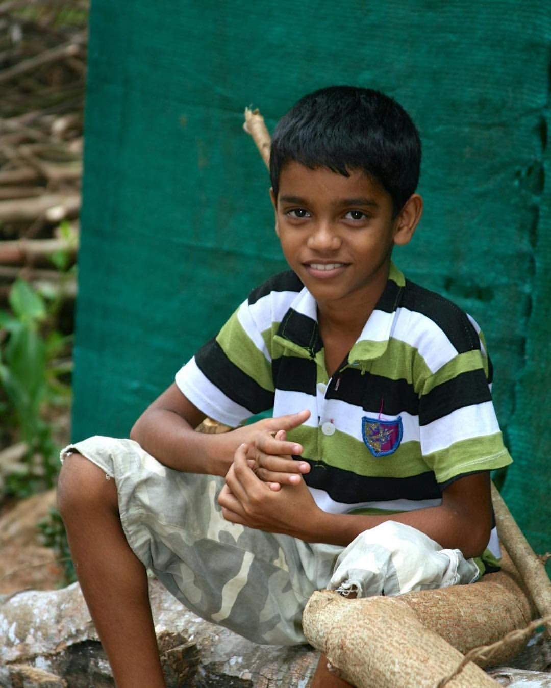 School boy in Kerala, India