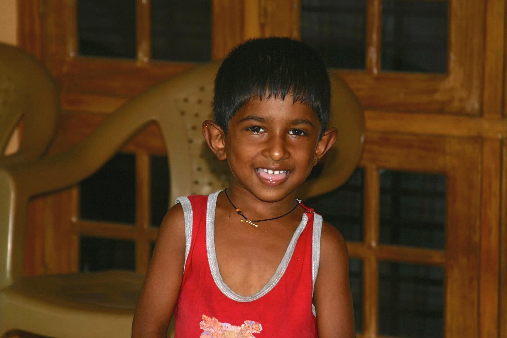 Village boy in Kerala, India
