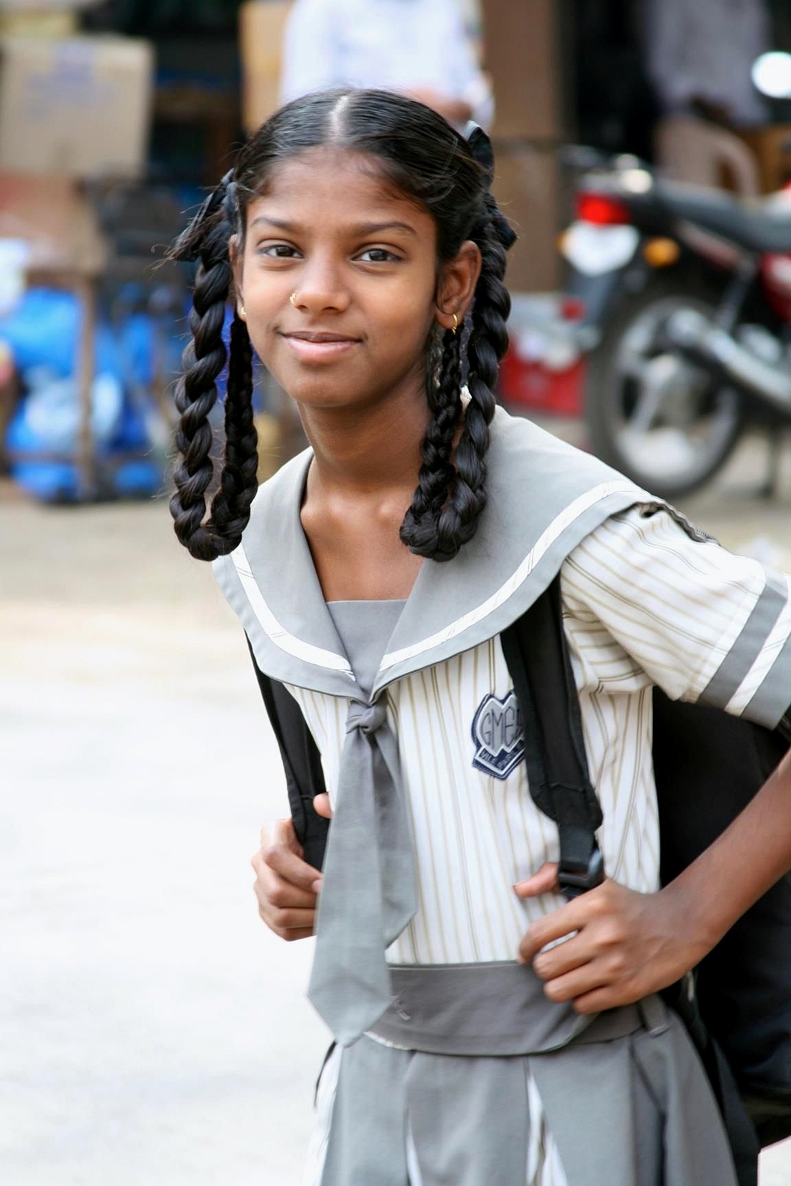 School girl in Kerala, India