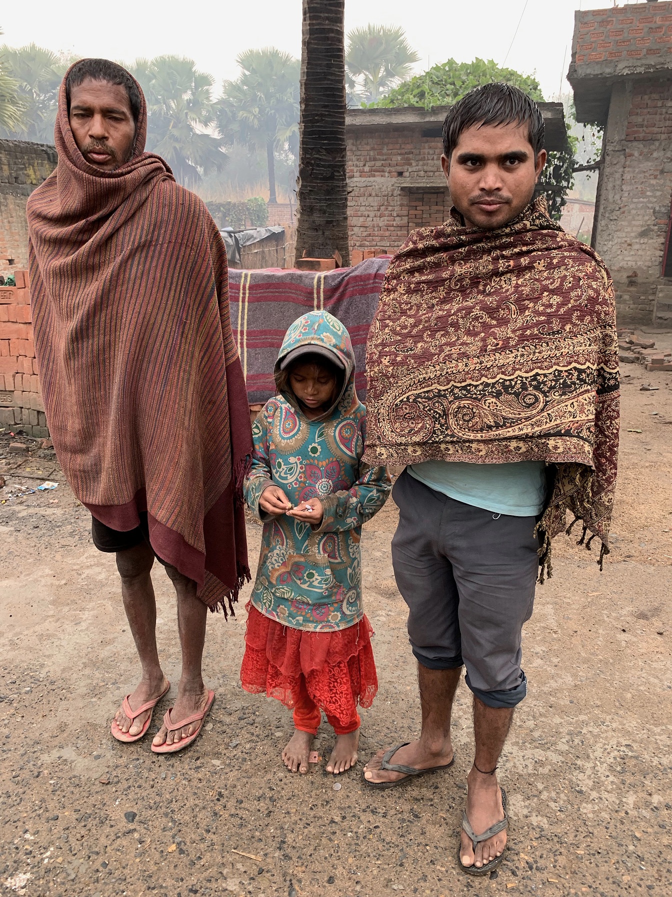 Villagers in Bakraur, India