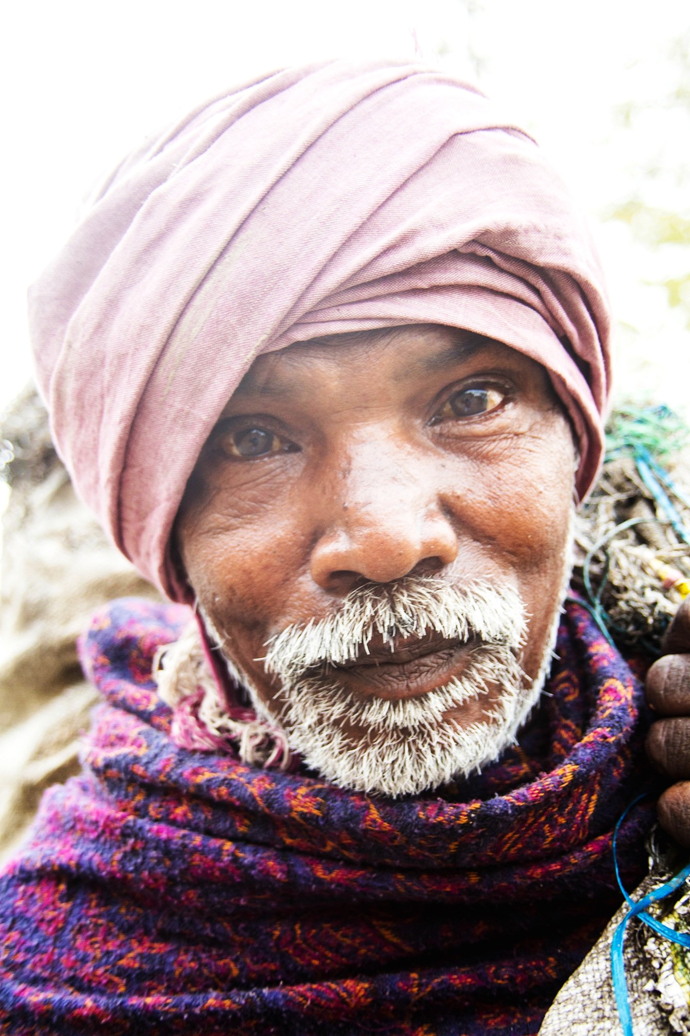 Plastic Collector near Bodh Gaya, India