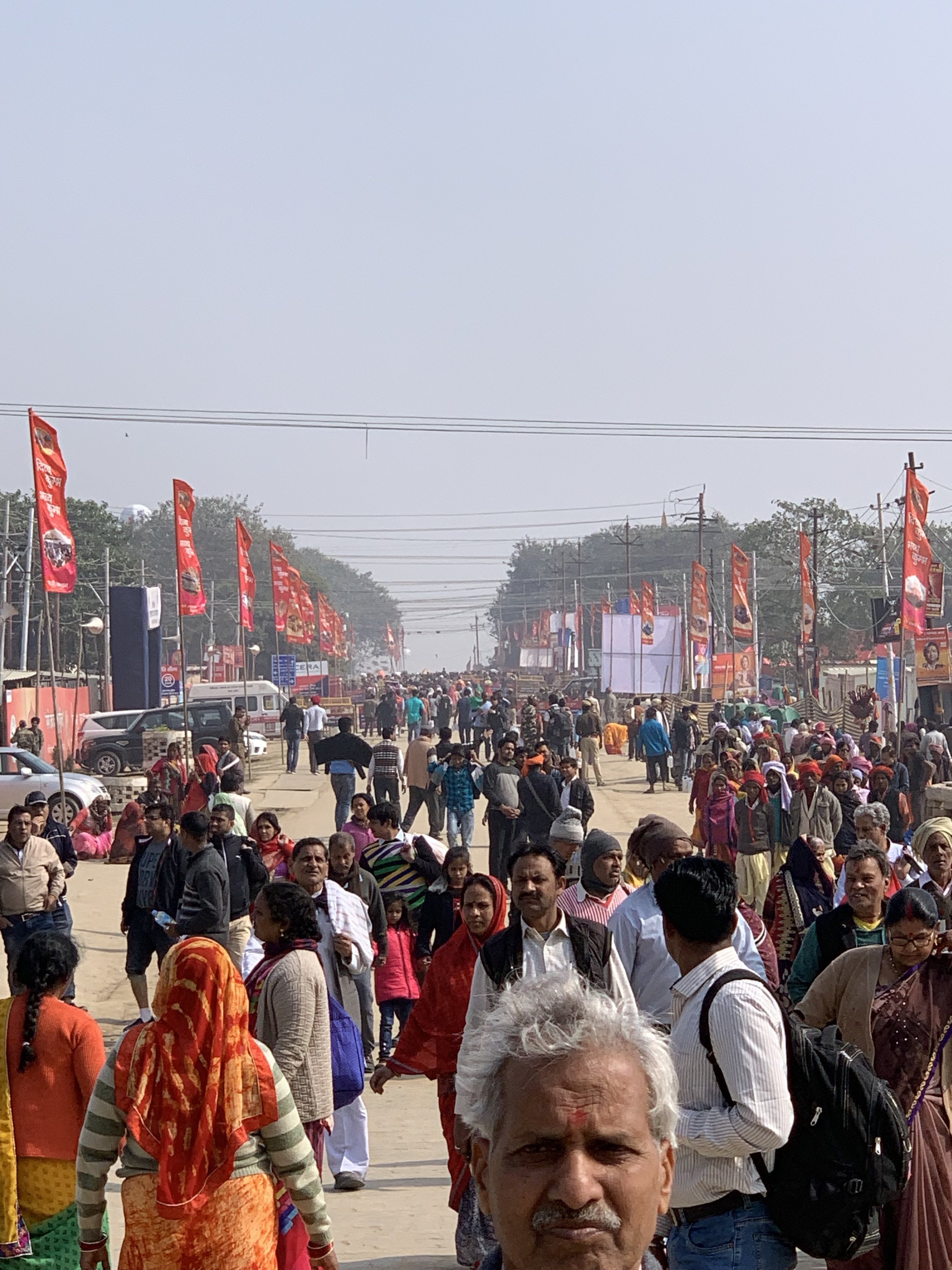 Entrance to Tent City, Kumbh Mela, Prayagraj, India