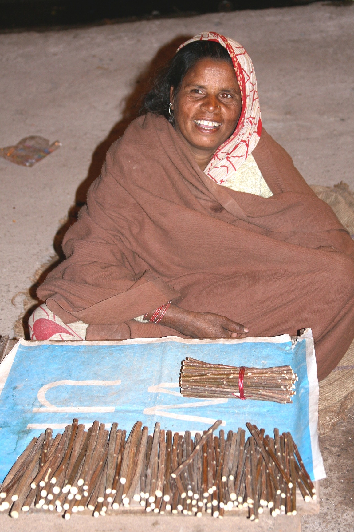 Neem seller, Varanasi, India