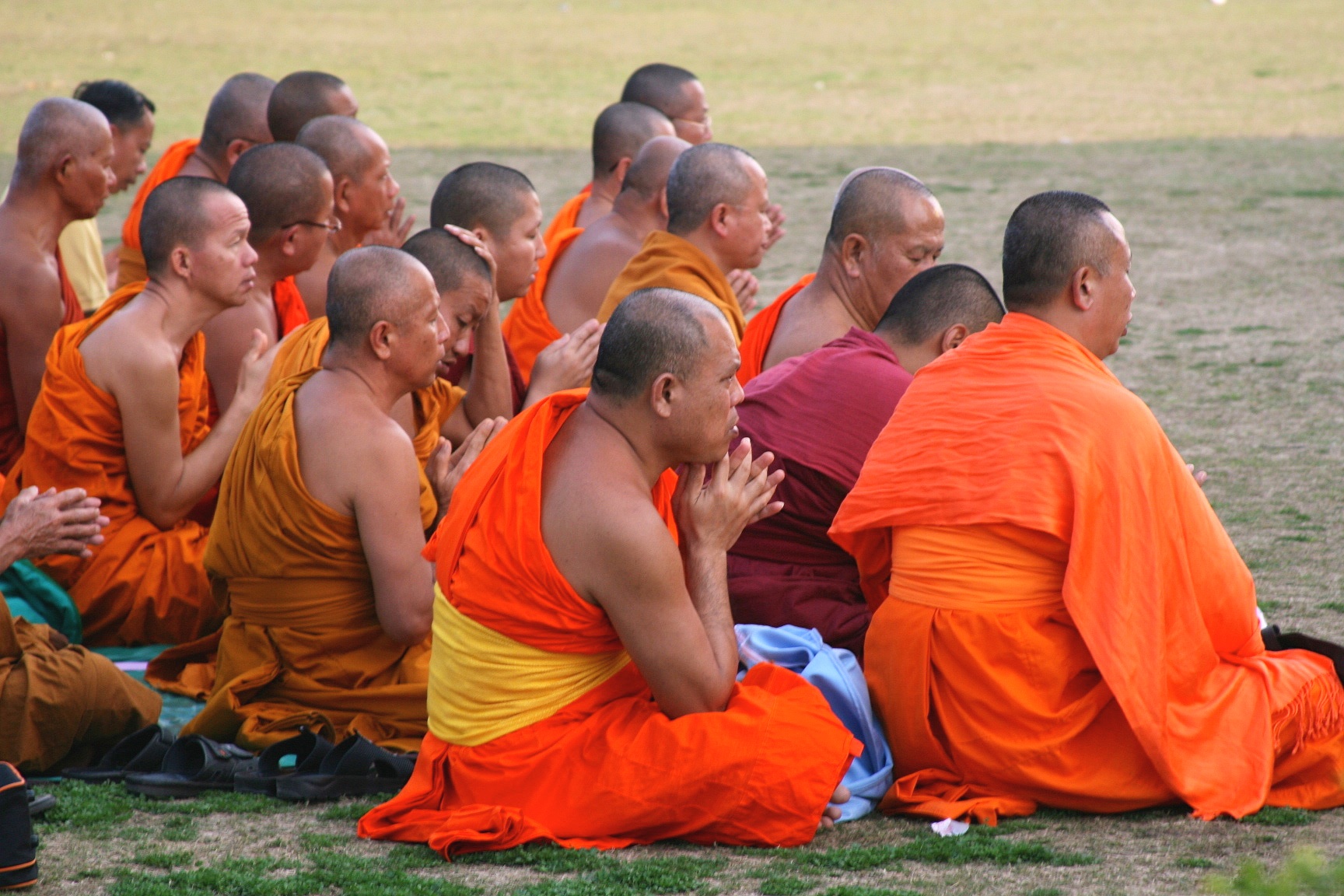 Buddhist Pilgrims, Sarnath, India