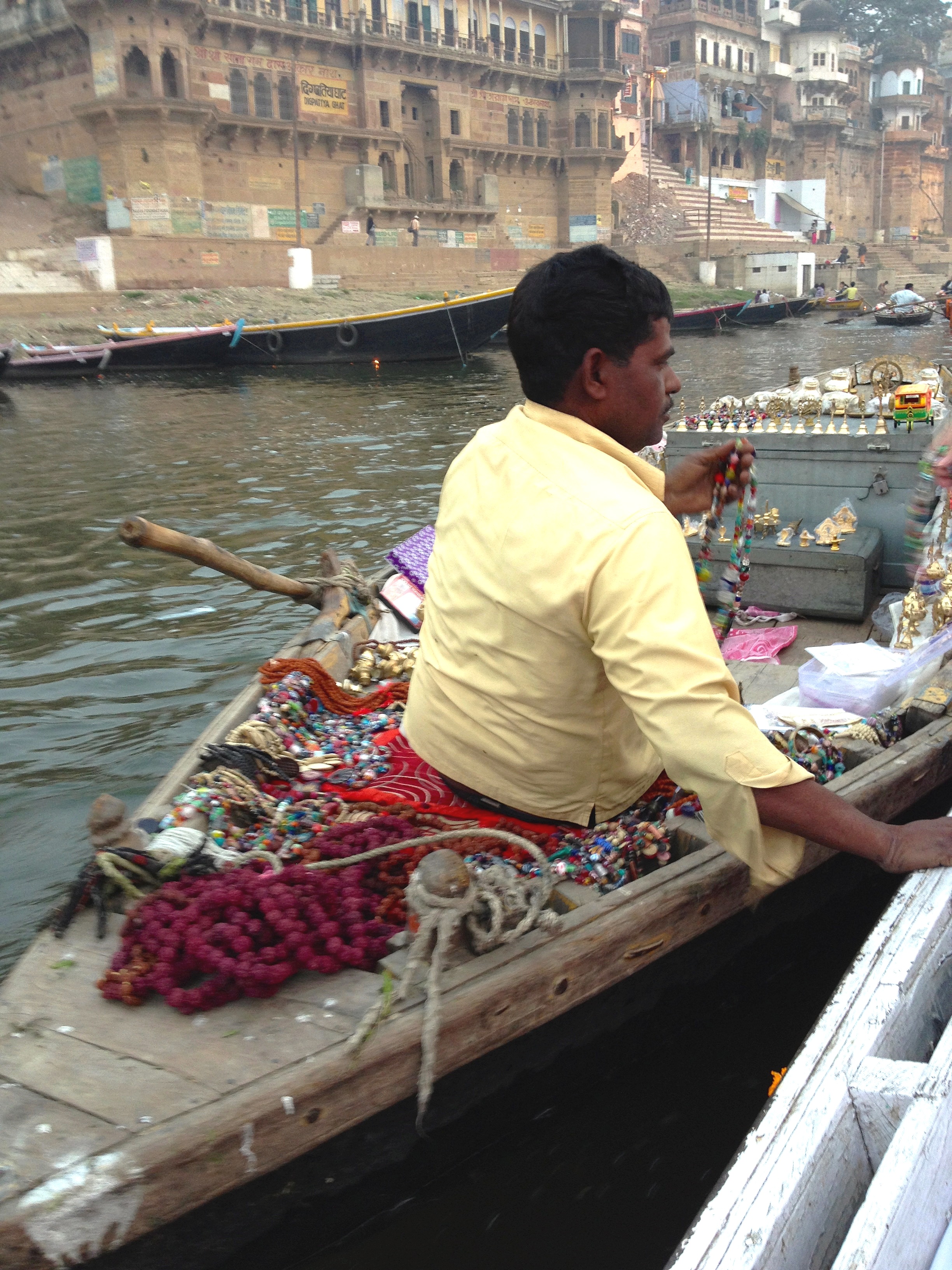 Water vendor, Varanasi, India