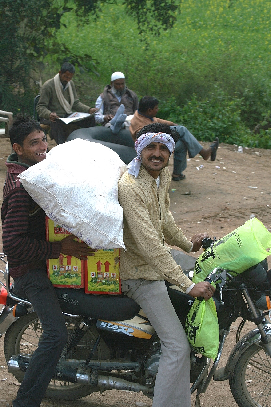 Transporting goods in Cochin, Kerala, India