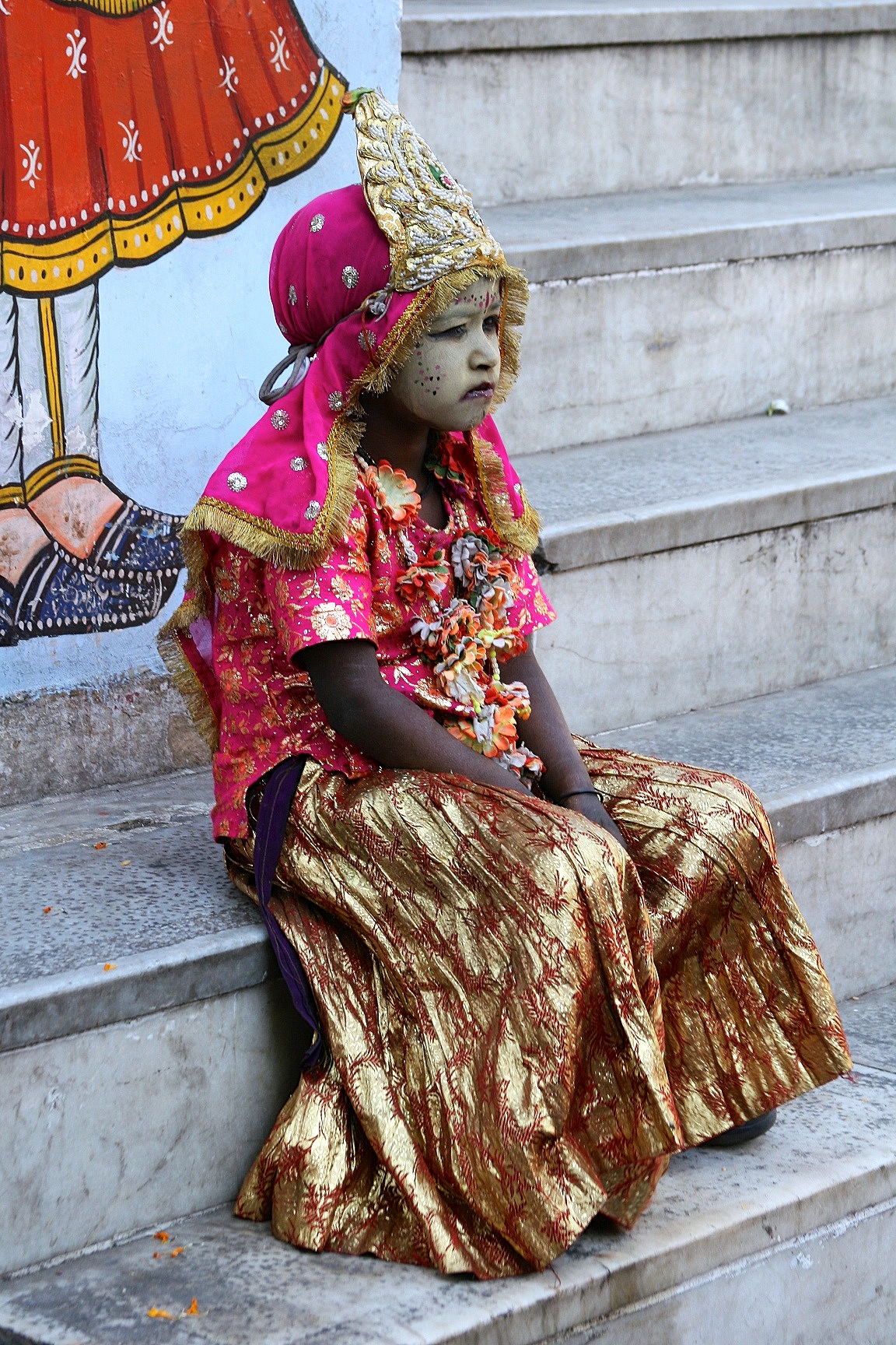 Temple worker, Udaipur, India