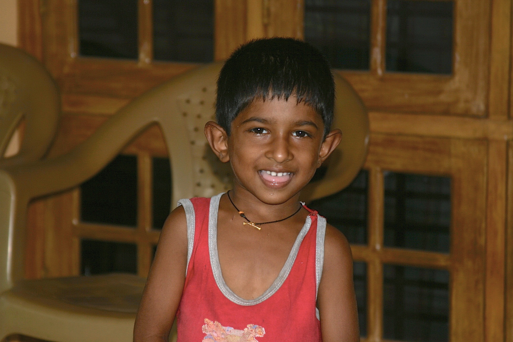 Boy in Kumarakom, Kerala, India