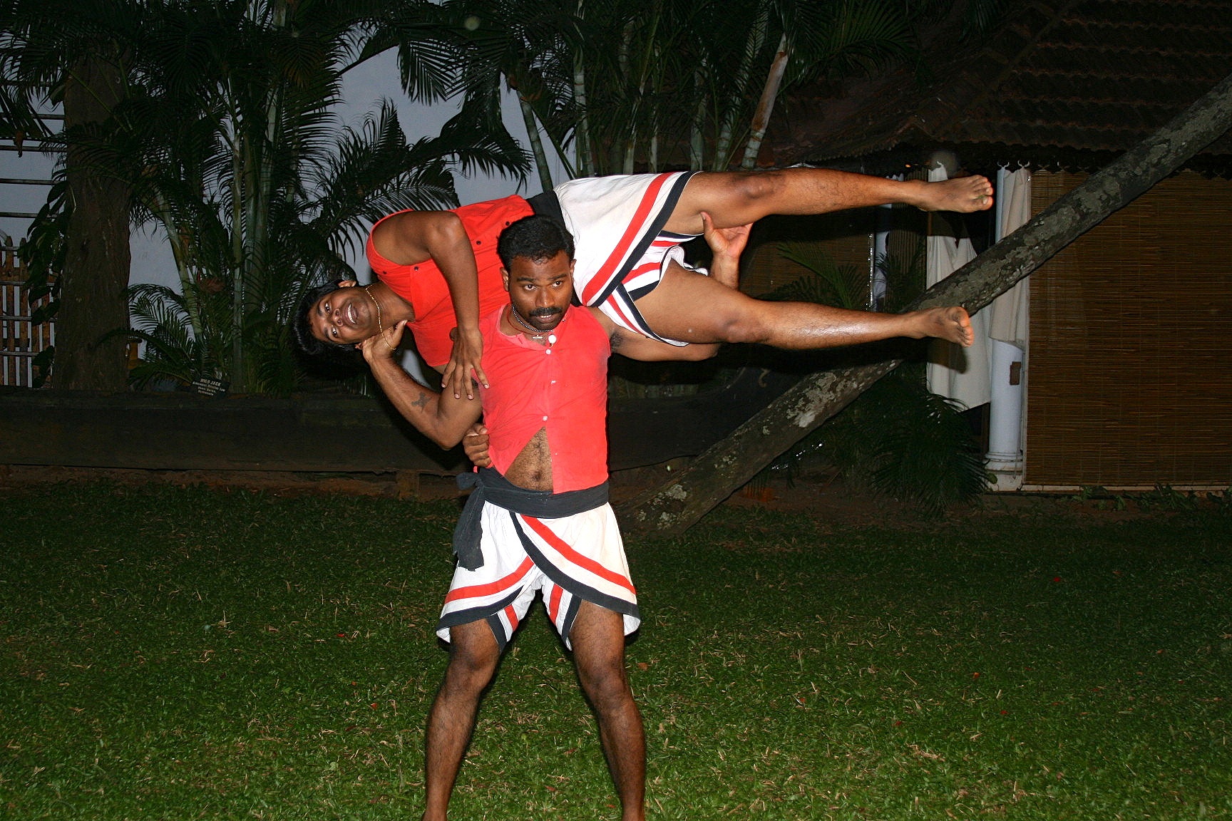 Wrestlers, Kumarakom, Kerala, India