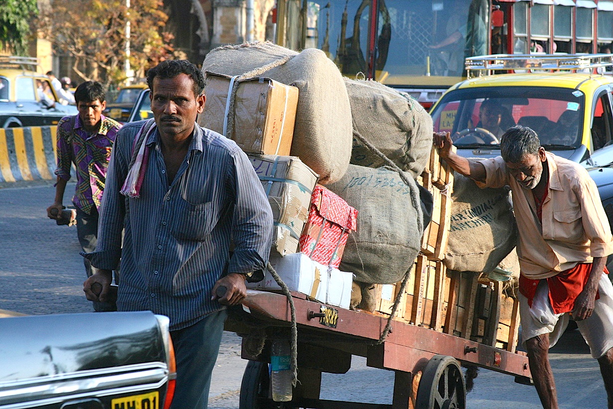 Transport workers, Mumbai, India