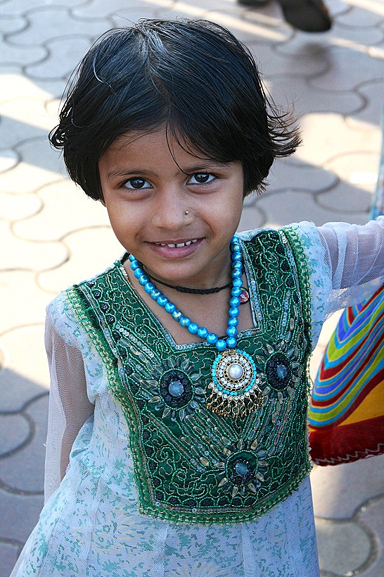 Girl at the the Dhobi Ghat, Mumbai, India