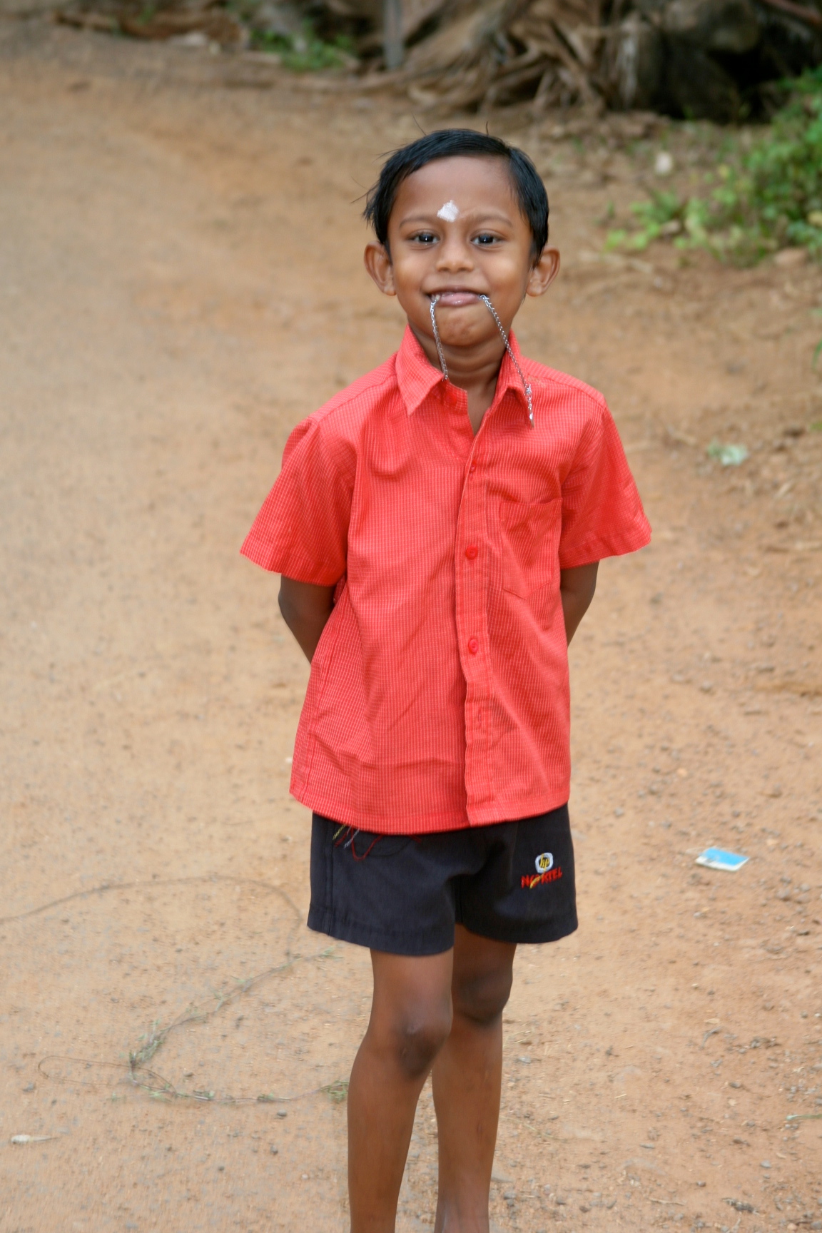 Village boy in Kumarakom, Kerala, India