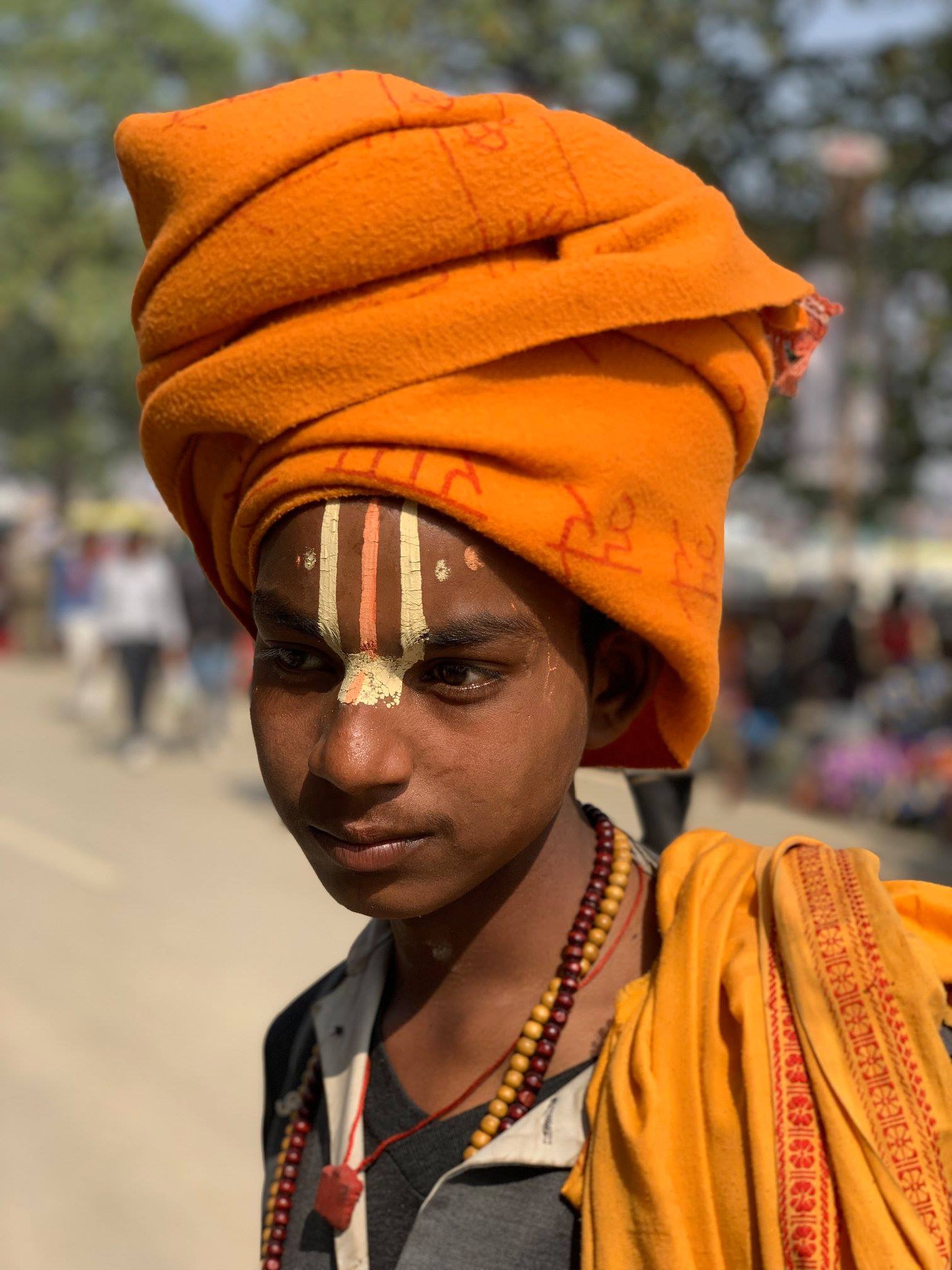 Pilgrim at Kumbh Mela, Prayagraj