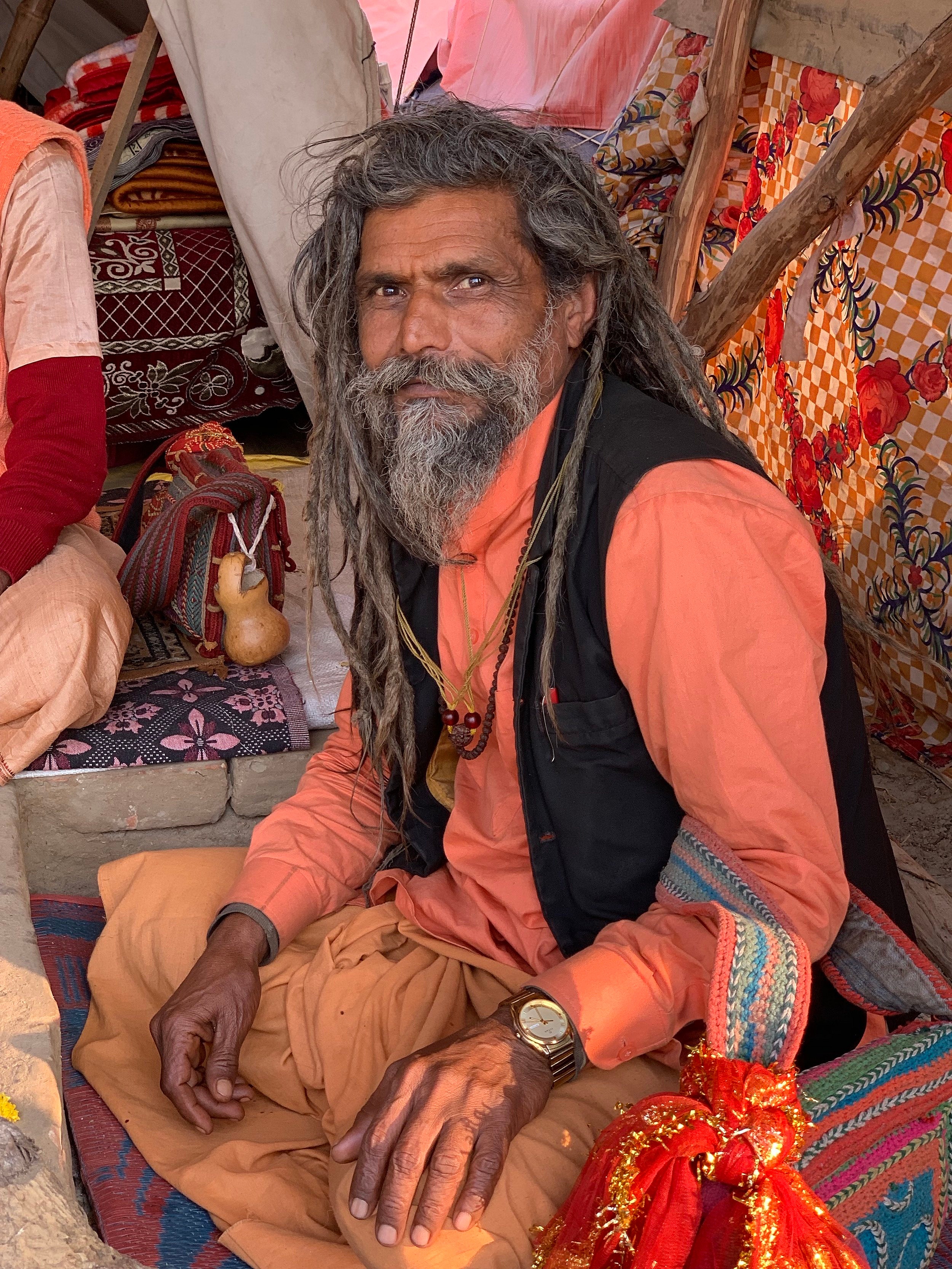 Pilgrim at Kumbh Mela, Prayagraj