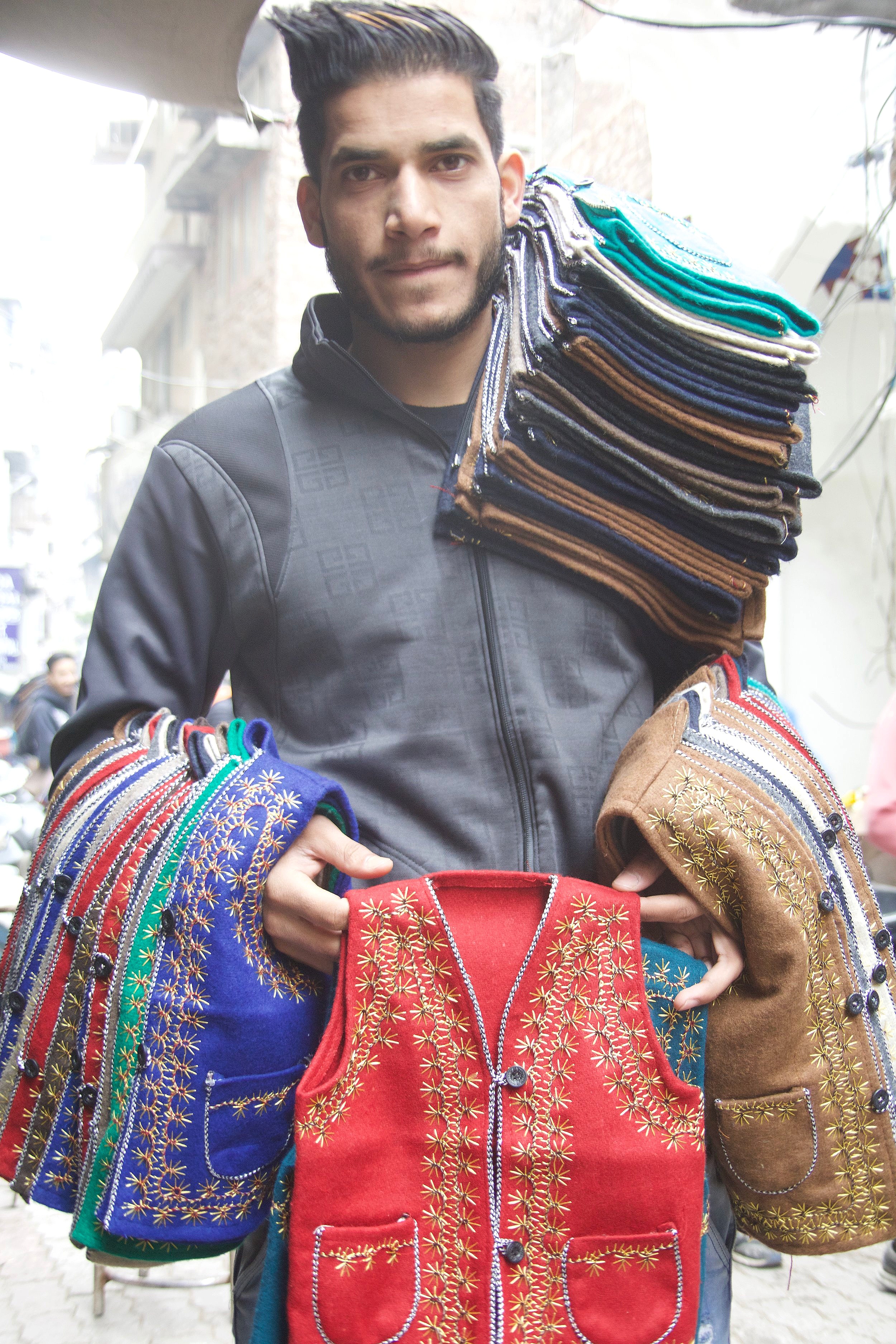 Street vendor in Amritsar, India