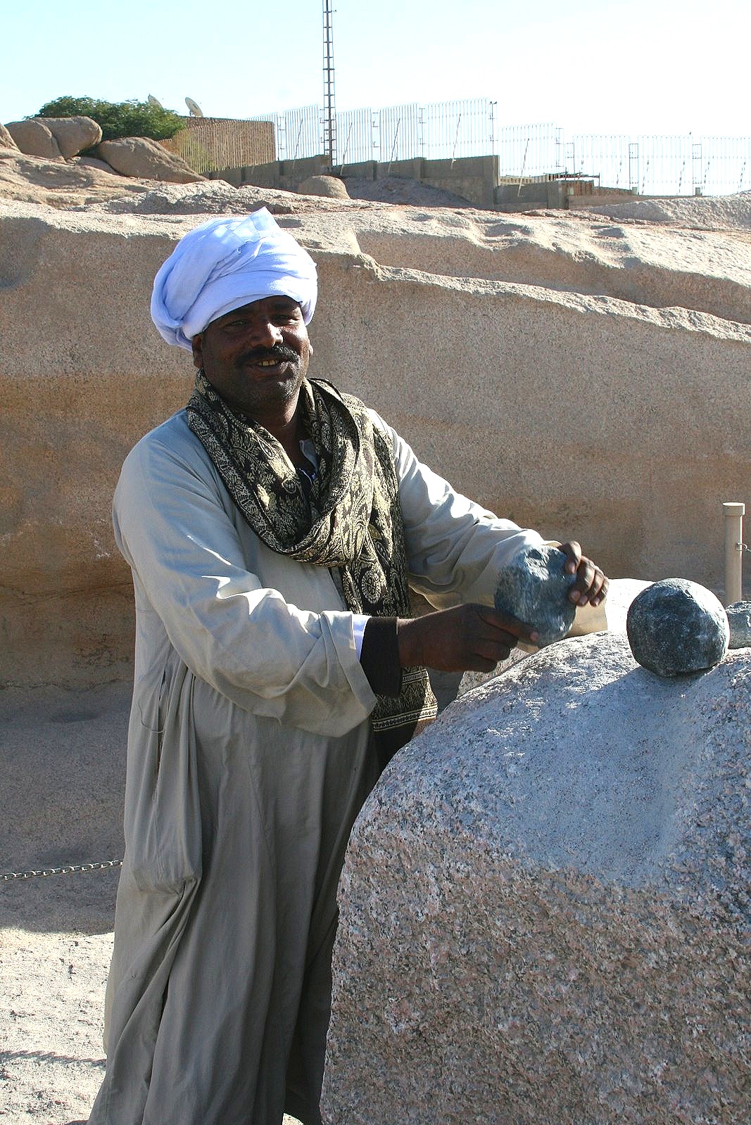 Stone cutter, Memphis, Egypt