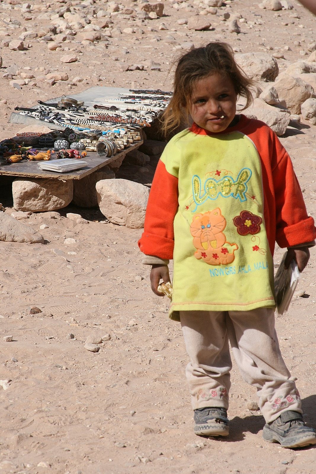 Child vendor at Petra, Jordan