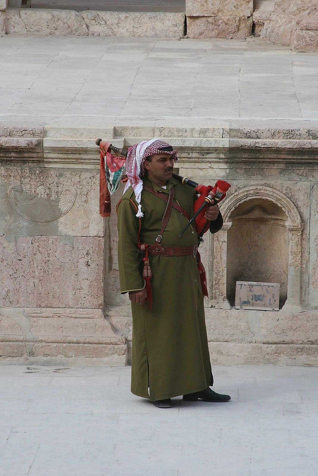 Local Musician in Jerash, Jordan