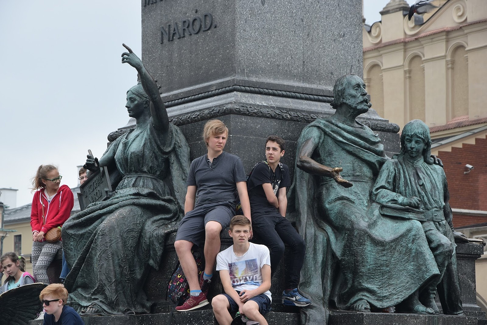 Adam Mickiewicz Monument, Krakow, Poland