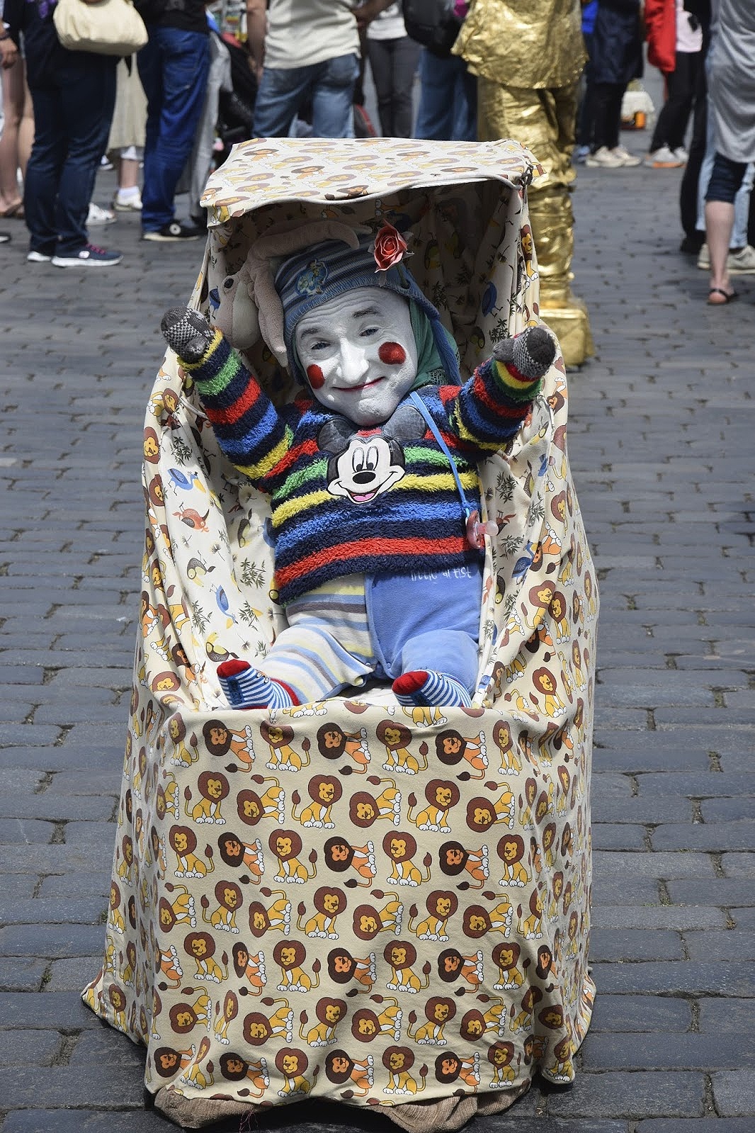 Street Performer, Wenceslas Square, Prague, Czech Republic