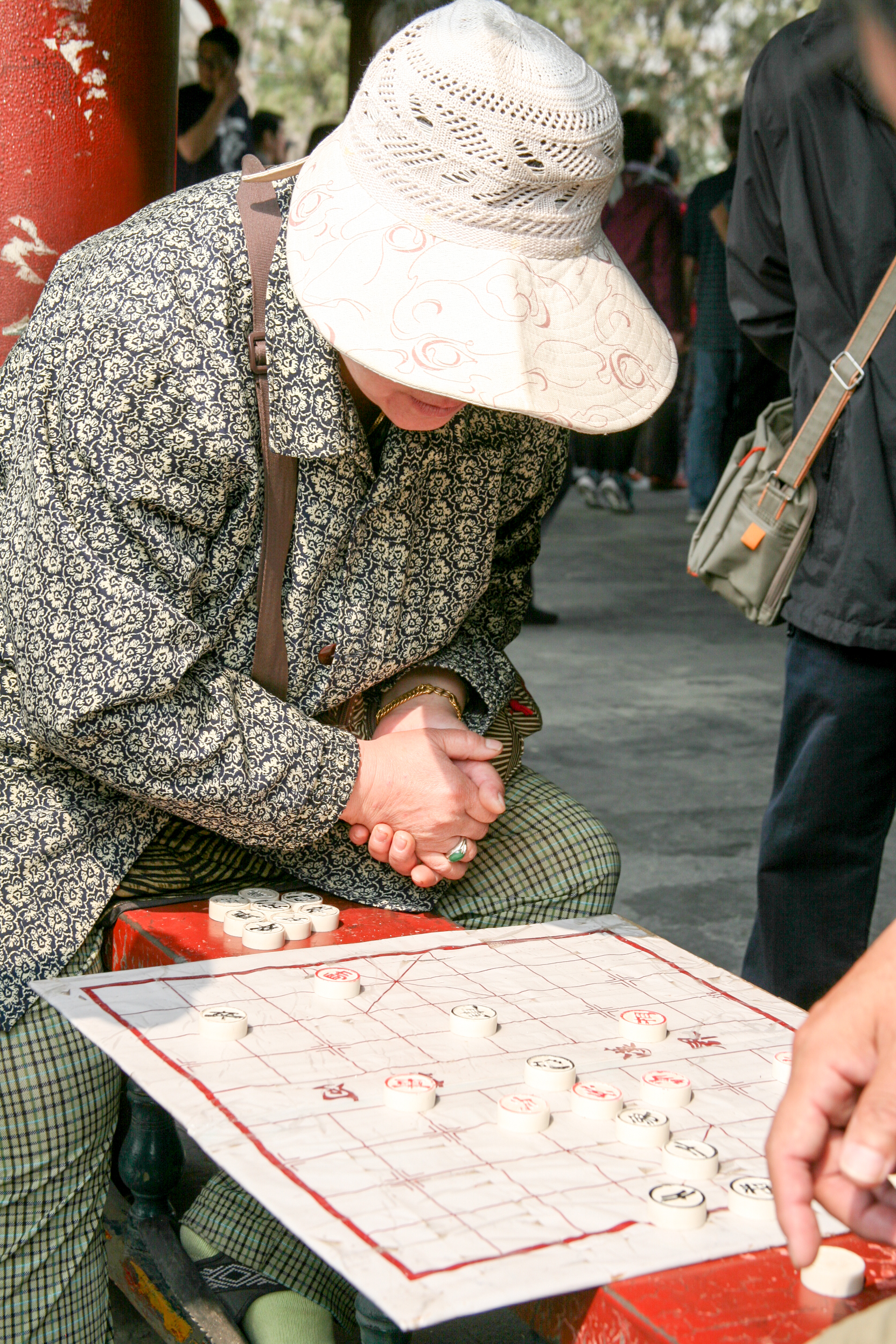 Board games in the park, Beijing, China