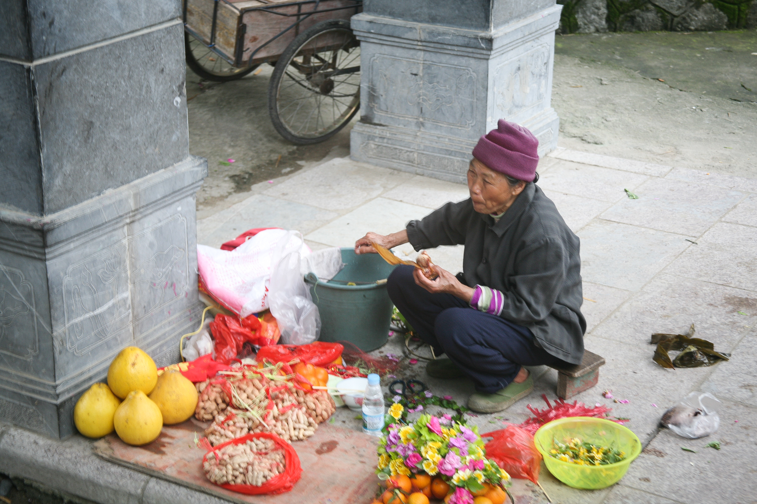 Vegetable Vendor, Guilin, China