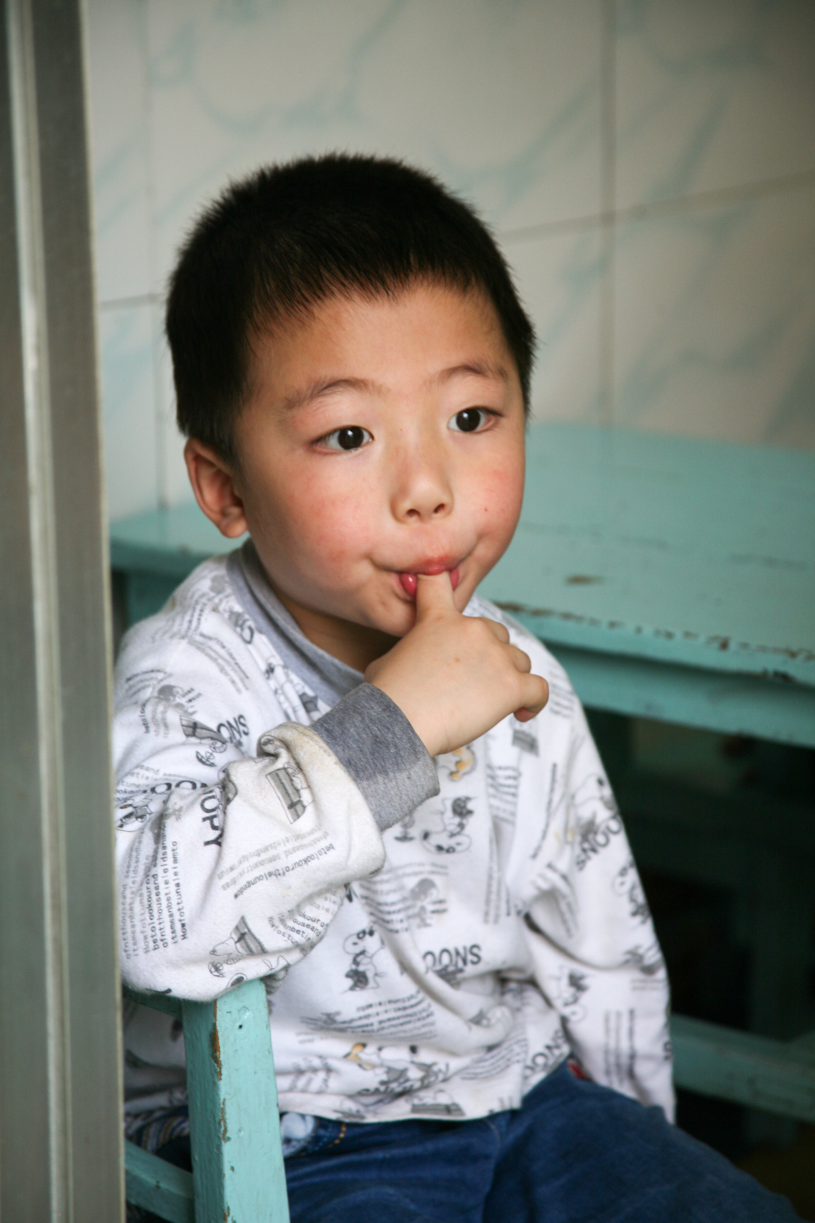 School boy, Fengdu, China